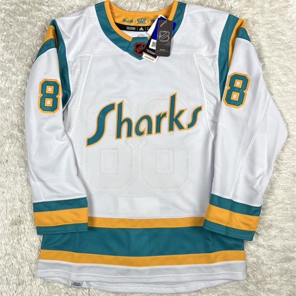 adidas Other - Adidas NHL San Jose Sharks "Brent Burns" Reverse Retro Jersey (H52337) Size 42
